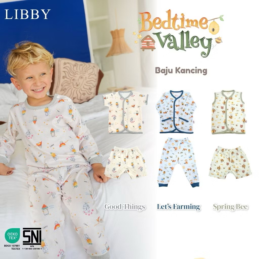 Libby Bedtime Valley Setelan Baju Pendek + Celana Pendek — Pilihan Variasi — foto 1