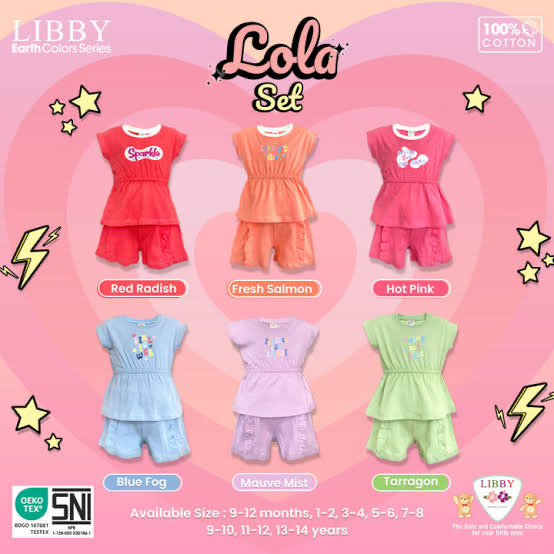 Libby Lola Set 100% Cotton — Pilihan Usia — foto 1