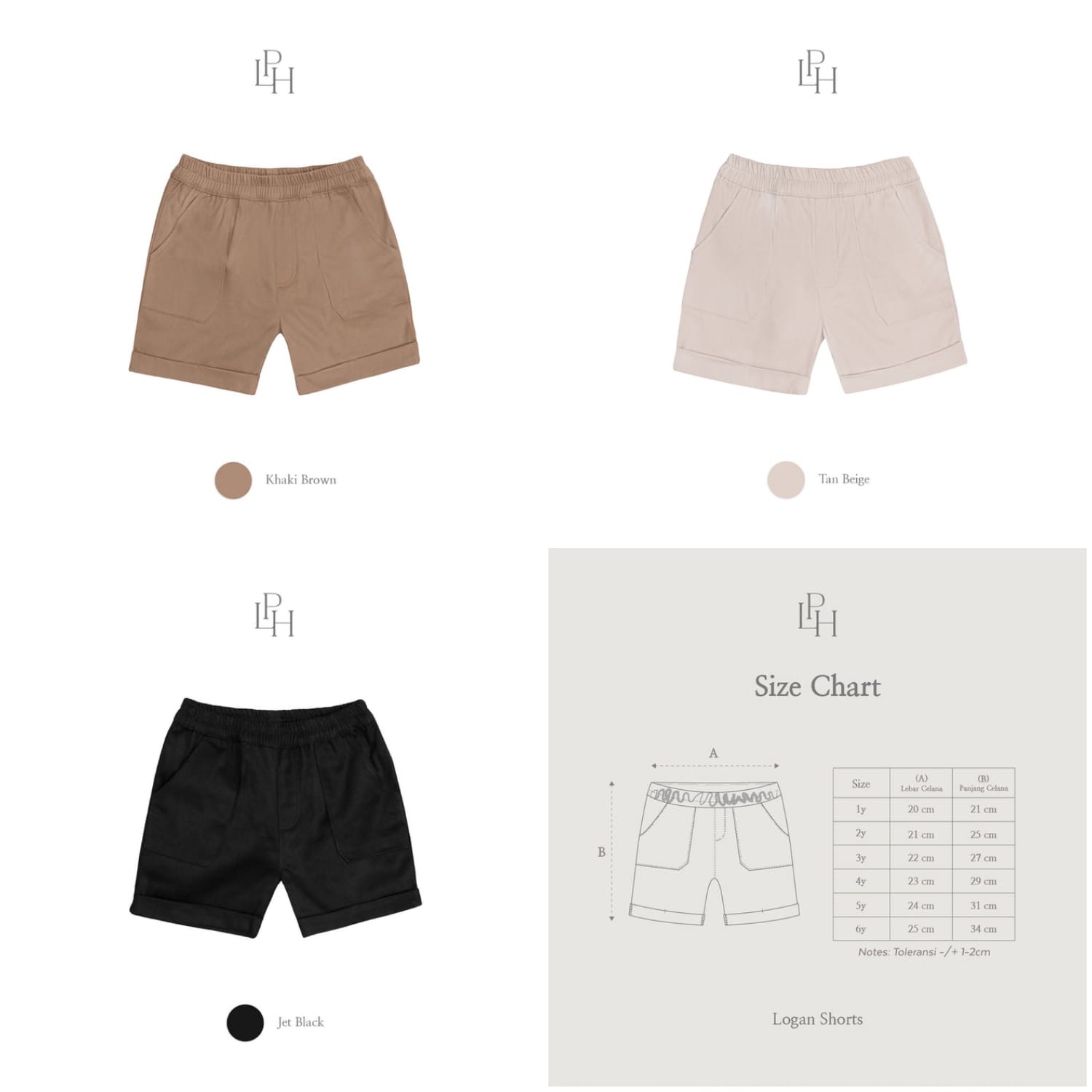 Little Palmerhaus Logan Shorts — Pilihan Variasi — foto 1