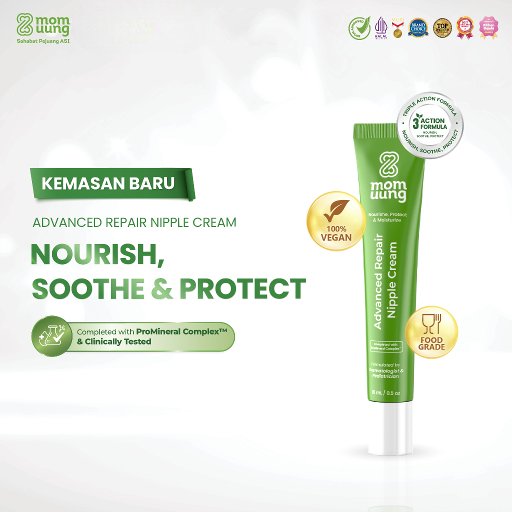 Mom Uung Advanced Repair Nipple Cream 15 ml — foto 1