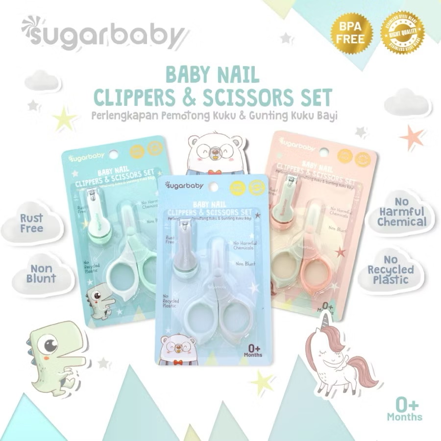 Sugarbaby Baby Nail Clippers & Scissors Set 0M+ — Pilihan Variasi — foto 1