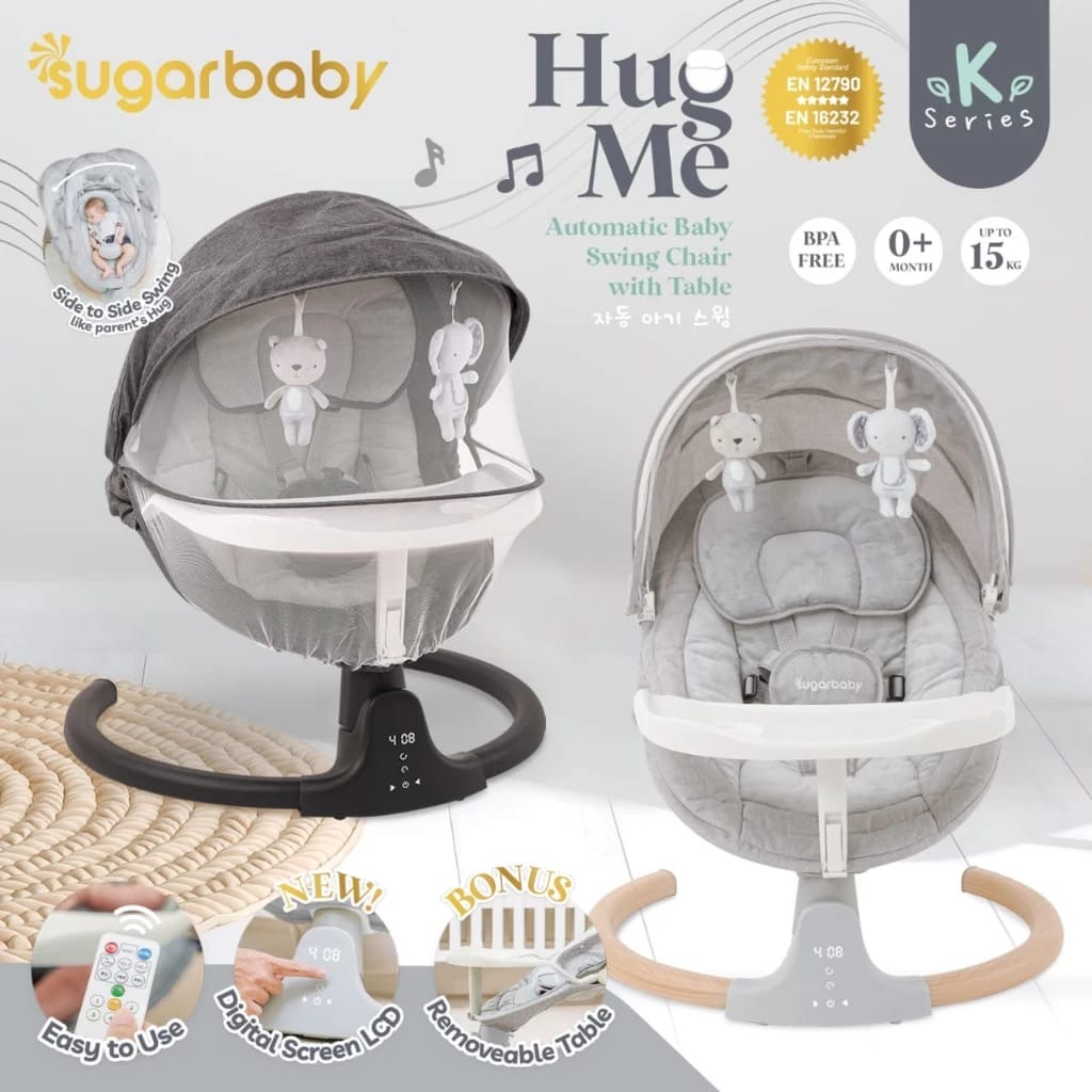 Sugarbaby Hug Me Automatic Baby Swing Chair with Table — Pilihan Variasi — foto 1