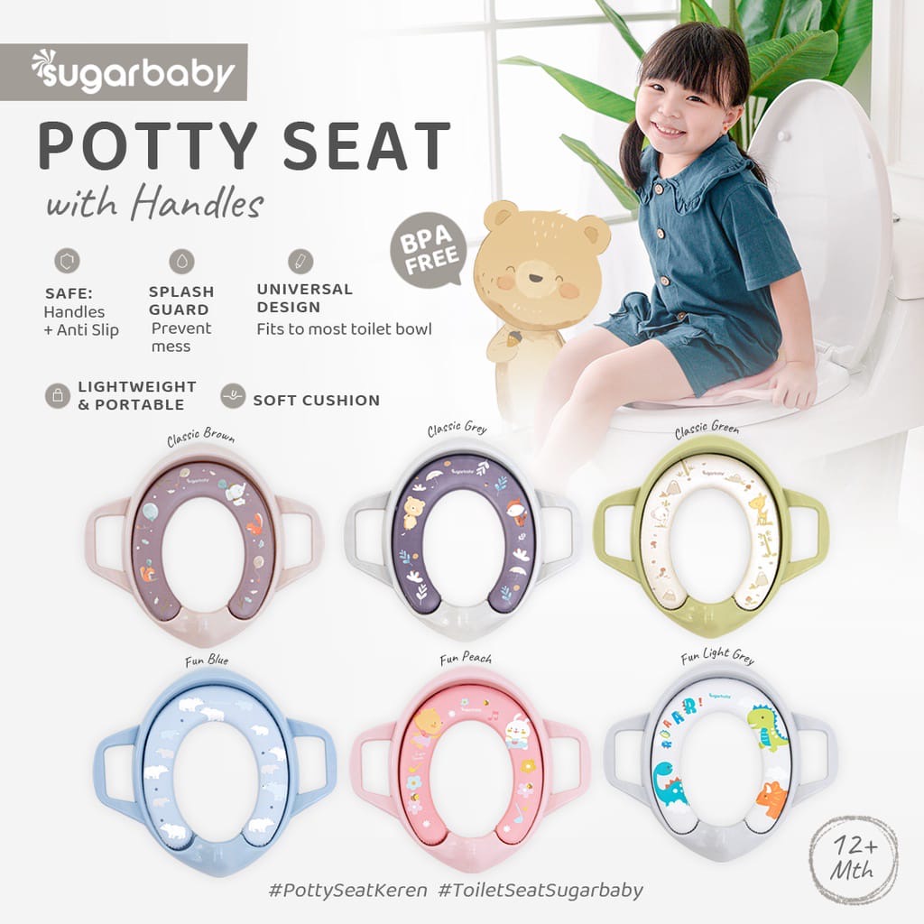 Sugarbaby Potty Seat with Handles 12+ Bulan — foto 1