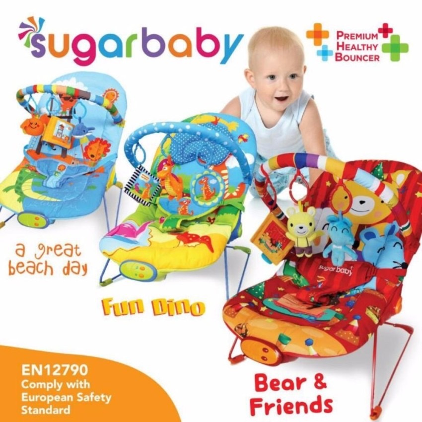 Sugarbaby Premium Healthy Bouncer 2 Recline — Pilihan Variasi — foto 1